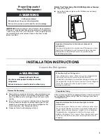 Preview for 3 page of Whirlpool WRB329DMB User Instructions