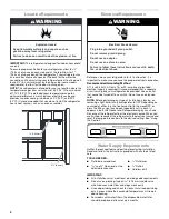 Preview for 4 page of Whirlpool WRB329DMB User Instructions