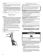 Preview for 14 page of Whirlpool WRB329DMB User Instructions