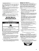 Предварительный просмотр 59 страницы Whirlpool WRF535SMBB User Instructions