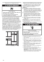 Предварительный просмотр 30 страницы Whirlpool WRF560SEHB Installation And User Instructions Manual