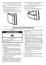 Предварительный просмотр 70 страницы Whirlpool WRF560SEHB Installation And User Instructions Manual