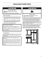 Preview for 3 page of Whirlpool  WRF560SEYW Refrigerator Use & Care Manual