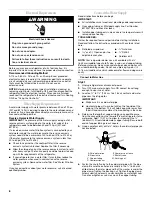 Preview for 8 page of Whirlpool  WRF560SEYW Refrigerator Use & Care Manual