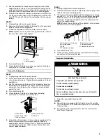 Preview for 9 page of Whirlpool  WRF560SEYW Refrigerator Use & Care Manual