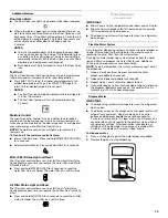 Preview for 15 page of Whirlpool  WRF560SEYW Refrigerator Use & Care Manual