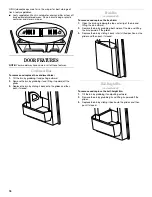 Предварительный просмотр 18 страницы Whirlpool  WRF560SEYW Refrigerator Use & Care Manual