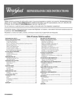 Whirlpool WRF560SFYB00 User Instructions предпросмотр