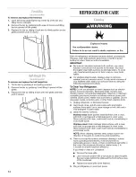 Preview for 14 page of Whirlpool WRF560SFYB00 User Instructions