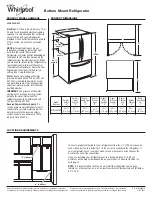 Whirlpool WRF560SMY Product Dimensions preview