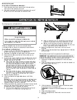 Предварительный просмотр 20 страницы Whirlpool WRF57R18DM User Manual