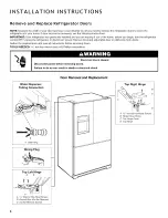 Предварительный просмотр 6 страницы Whirlpool WRF736SDAB0 Use & Care Manual