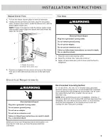 Предварительный просмотр 9 страницы Whirlpool WRF736SDAB0 Use & Care Manual