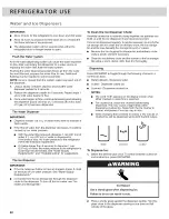 Preview for 22 page of Whirlpool WRF736SDAB00 Use & Care Manual