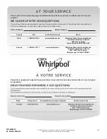 Preview for 40 page of Whirlpool WRF757SDEH01 Use & Care Manual