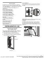 Preview for 21 page of Whirlpool WRF954CIHV Use And Care Manual