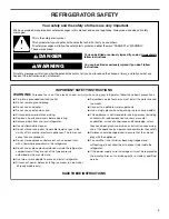 Preview for 3 page of Whirlpool WRF954CIHZ02 Use & Care Manual