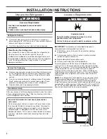 Preview for 8 page of Whirlpool WRF954CIHZ02 Use & Care Manual