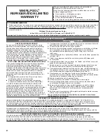 Preview for 42 page of Whirlpool WRF954CIHZ02 Use & Care Manual