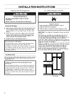 Предварительный просмотр 4 страницы Whirlpool WRF991BOOM User Instructions