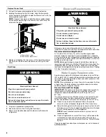Предварительный просмотр 8 страницы Whirlpool WRF991BOOM User Instructions