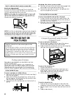 Предварительный просмотр 22 страницы Whirlpool WRF991BOOM User Instructions