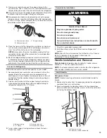 Предварительный просмотр 13 страницы Whirlpool WRF992FIFM User Manual