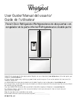 Предварительный просмотр 1 страницы Whirlpool WRF995FIFZ User Manual