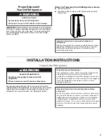 Предварительный просмотр 3 страницы Whirlpool WRL767SIAM User Instructions