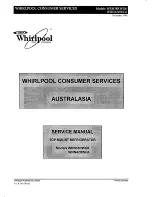 Предварительный просмотр 1 страницы Whirlpool WRN38RWG6 Service Manual