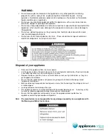 Preview for 6 page of Whirlpool WRO34U Series User'S Operation Manual