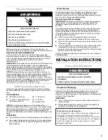 Preview for 5 page of Whirlpool WRS321CDBM Installation Manual