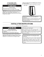 Preview for 3 page of Whirlpool WRS322FDAB User Instructions