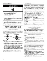 Preview for 10 page of Whirlpool WRS322FDAB User Instructions