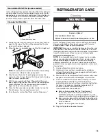 Preview for 13 page of Whirlpool WRS322FDAB User Instructions