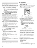 Preview for 8 page of Whirlpool WRS322FDAB00 User Instructions