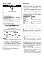 Preview for 10 page of Whirlpool WRS322FDAB00 User Instructions