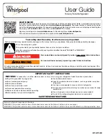 Whirlpool WRS322FDAB01 User Manual preview