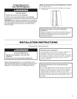 Предварительный просмотр 3 страницы Whirlpool WRS325FDAB01 User Instructions