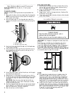 Предварительный просмотр 6 страницы Whirlpool WRS325FNAM User Instructions