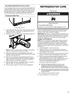 Предварительный просмотр 13 страницы Whirlpool WRS335FDDB User Instructions