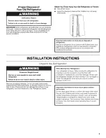 Предварительный просмотр 3 страницы Whirlpool WRS537SIAB00 User Instructions