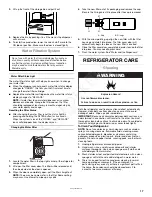 Предварительный просмотр 17 страницы Whirlpool WRS571CIDM User Instructions