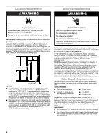 Предварительный просмотр 8 страницы Whirlpool WRS586FIEM1 User Instructions