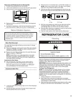 Предварительный просмотр 17 страницы Whirlpool WRS586FIEM1 User Instructions