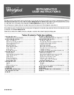 Whirlpool WRS950SIAM01 User Instructions предпросмотр