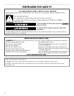 Preview for 2 page of Whirlpool WRS950SIAM01 User Instructions