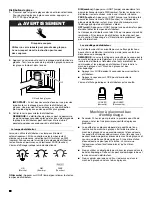 Предварительный просмотр 72 страницы Whirlpool WRS970CIDE-BL User Instructions