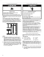 Предварительный просмотр 8 страницы Whirlpool WRS973CIDM Installation Manual