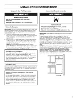 Preview for 3 page of Whirlpool WRT111SFAB00 User Instructions